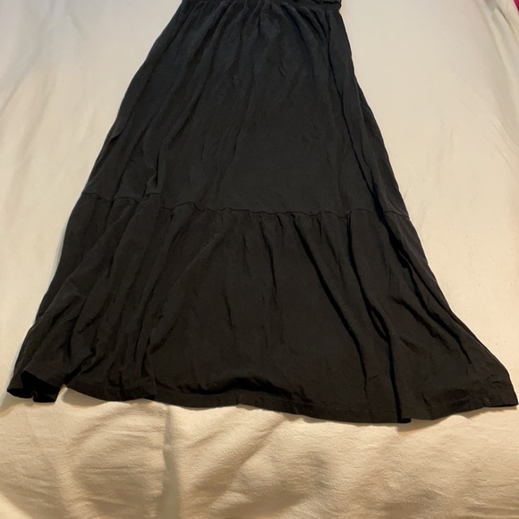 Women’s Maternity Black Maxi Dress, Size Medium - Picture 4 of 6
